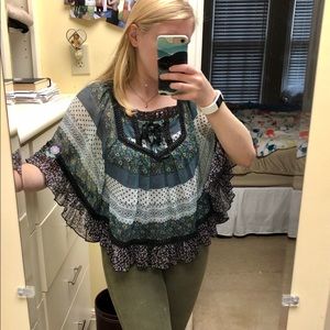 Flowy Patterned Shirt
